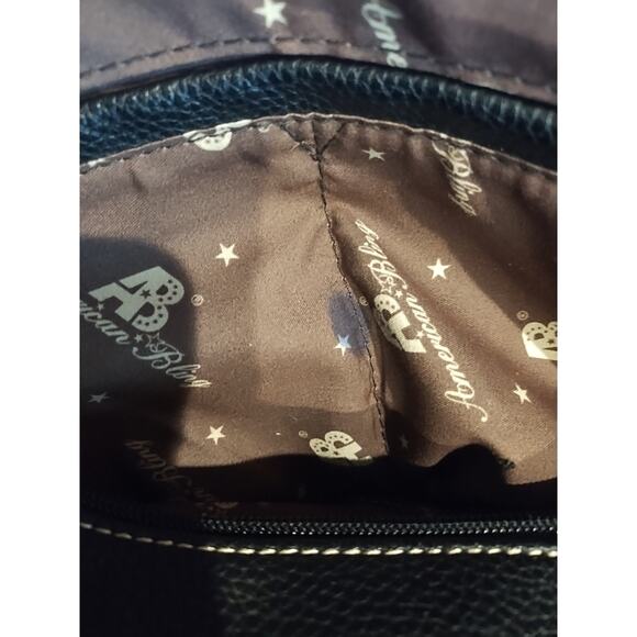 American Bling Conceal Floral Purse Matching Wallet Set Embroidered Bag Black - Picture 7 of 7